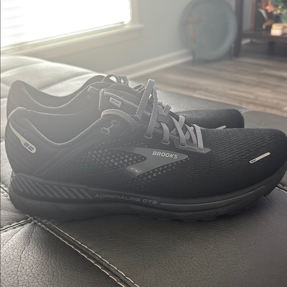 Brooks Black and Gray Athletic Running Shoes